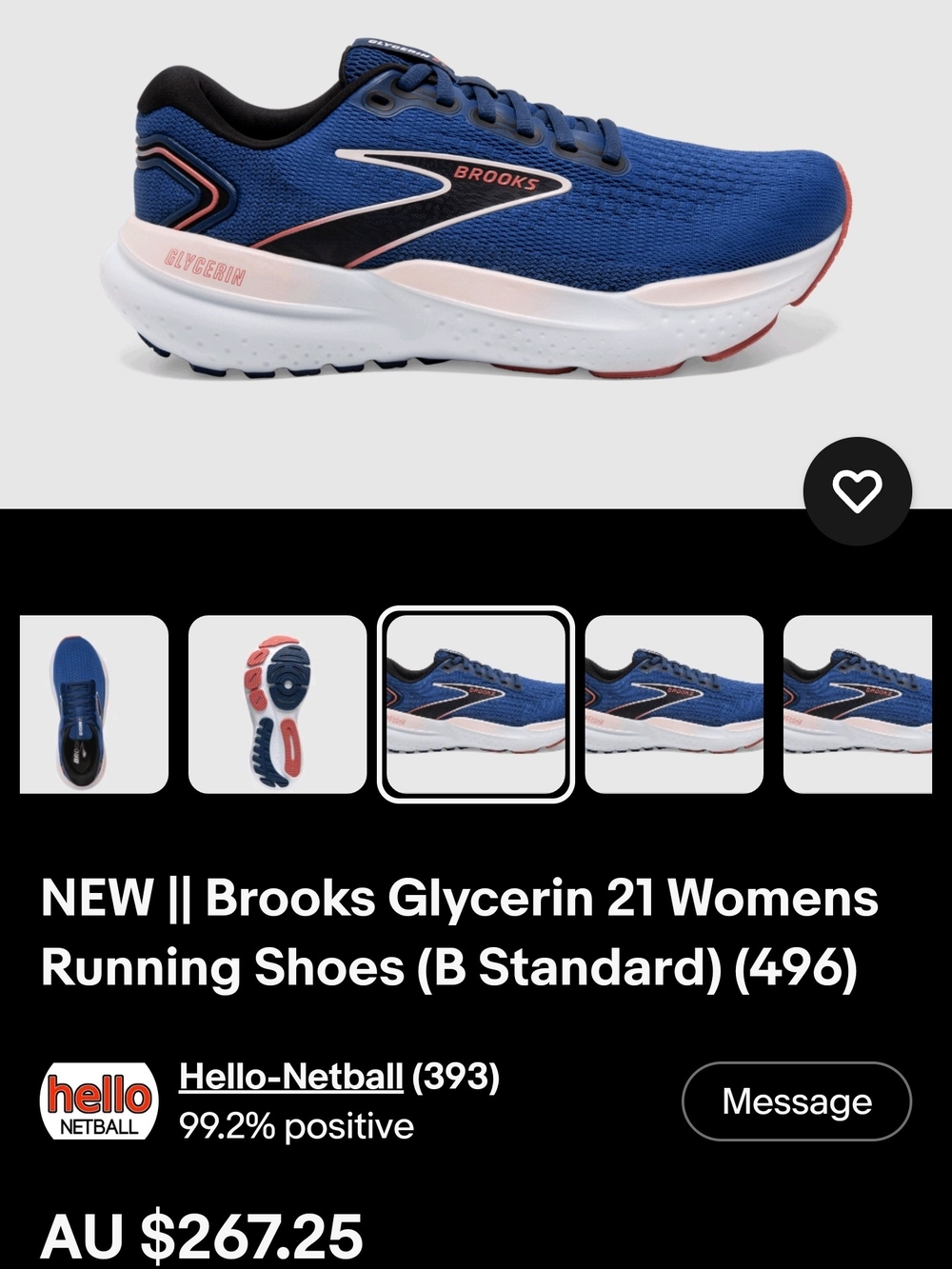 Brooks Glycerin 21 Women’s Size 8.5 - Picture 7 of 7